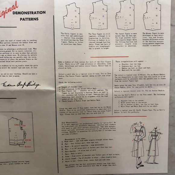 Vintage Advanced Demonstration Sewing Pattern - Picture 9 of 16
